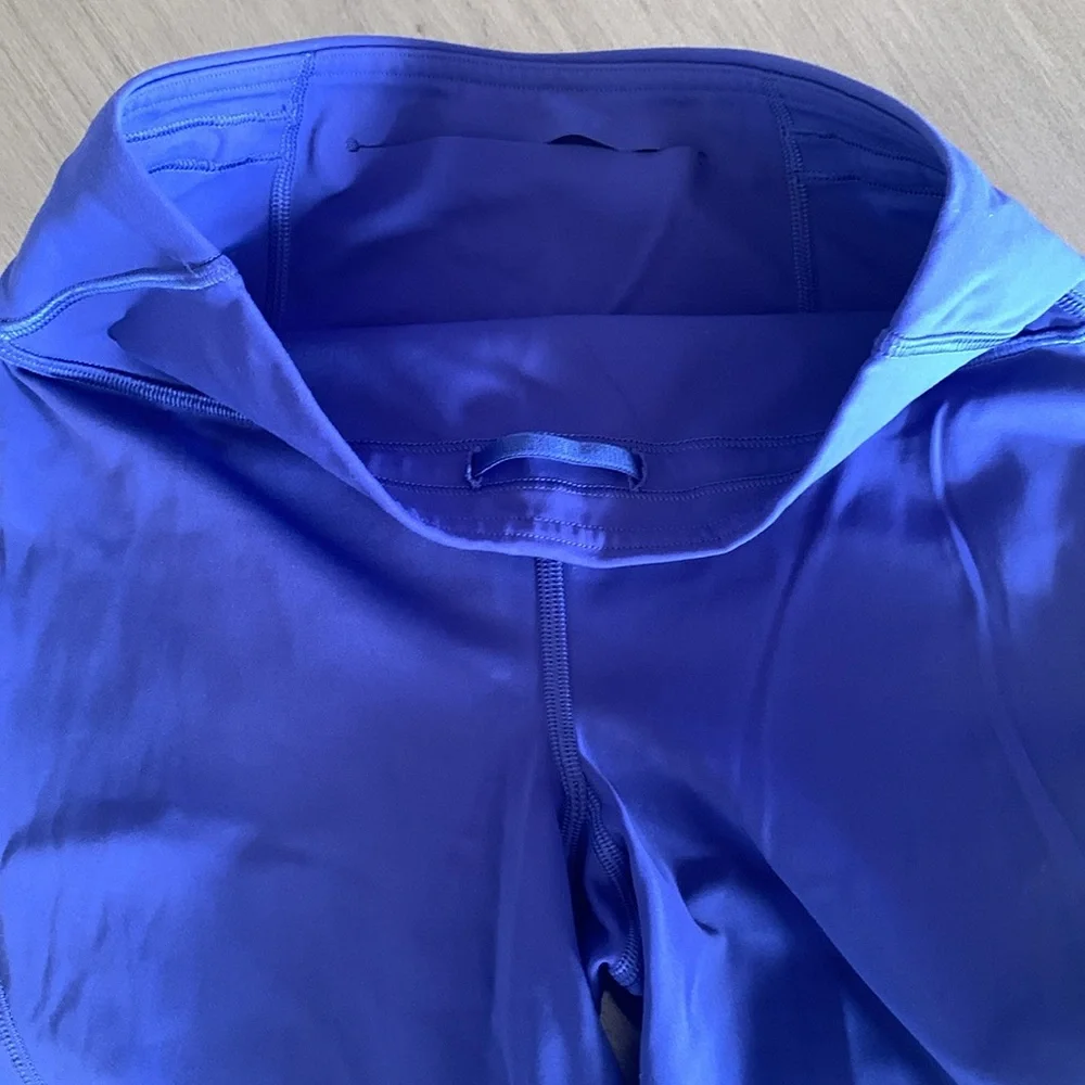 Lululemon Athletica Leggings Blue Size 4 Excellent Condition Spring Color - Picture 5 of 10